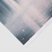 Chinees schilderij Waterval en kersenbloesem Tissuepapier (Detail)