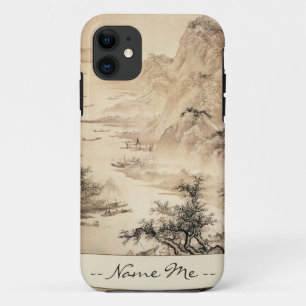  Chinees schilderlandschap Sumi-e iPhone 11 Hoesje