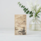  Chinees schilderlandschap Sumi-e Visitekaartje (Staand voorkant)