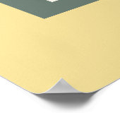 Chinees schuifsymbool voor begrip poster (Hoek)