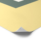 Chinees scrollsymbool voor liefde poster (Hoek)