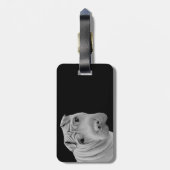 Chinees Shar-Pei Bagagelabel (Achterkant verticaal)