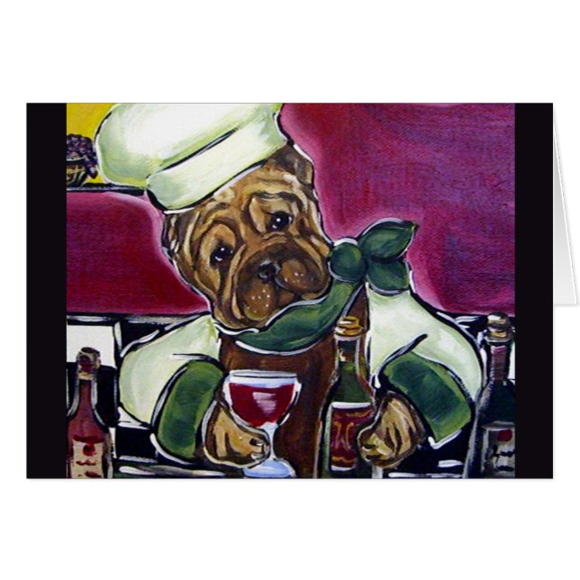 Chinees Shar-Pei Chef (Voorkant Horizontaal)