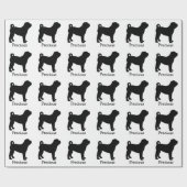 Chinees Shar Pei Custom Wrapping Paper Cadeaupapier (Vlak)