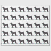 Chinees Shar Pei Feliz Naughty Dog-kerstontwerp Cadeaupapier (Vlak)