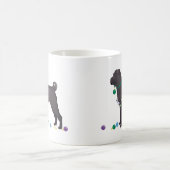 Chinees Shar Pei Feliz Naughty Dog-kerstontwerp Koffiemok (Center)