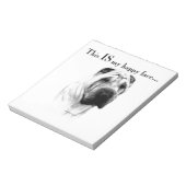 Chinees Shar Pei Happy Face Notitieblok (Linkerzijde)