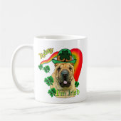 Chinees Shar-Pei St. Patrick's Day Koffiemok (Links)