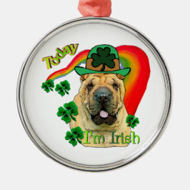 Chinees Shar-Pei St. Patrick's Day Metalen Ornament