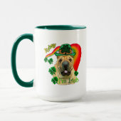 Chinees Shar-Pei St. Patrick's Day Mok (Links)