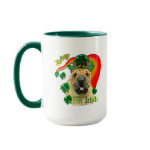 Chinees Shar-Pei St. Patrick's Day