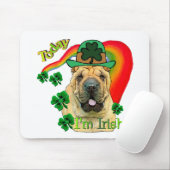 Chinees Shar-Pei St. Patrick's Day Muismat (Met muis)