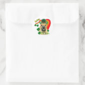 Chinees Shar-Pei St. Patrick's Day Ronde Sticker (Tas)
