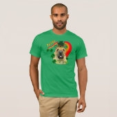 Chinees Shar-Pei St. Patrick's Day T-shirt (Voorkant volledig)