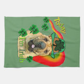 Chinees Shar-Pei St. Patrick's Day Theedoek (Horizontaal)