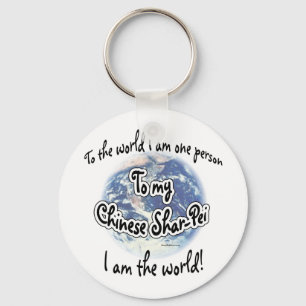 Chinees Shar-pei World 2 Sleutelhanger