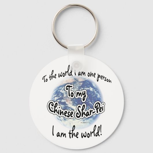 Chinees Shar-pei World 2 Sleutelhanger (Voorkant)