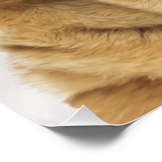 Chinees Sharpei-Poster Perfect Poster (Hoek)