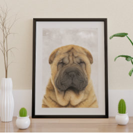 Chinees Sharpei-Poster Perfect Poster
