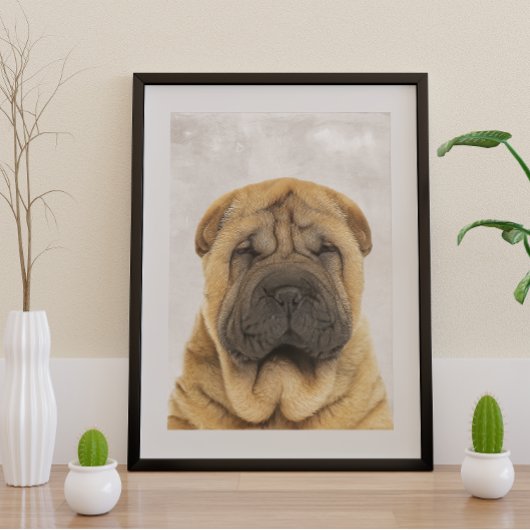 Chinees Sharpei-Poster Perfect Poster