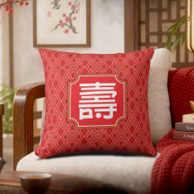 Chinees Sierkussen voor "lang leven"