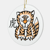 Chinees sierverband keramisch ornament (Links)