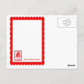 Chinees snijwerk 7 briefkaart (Achterkant)