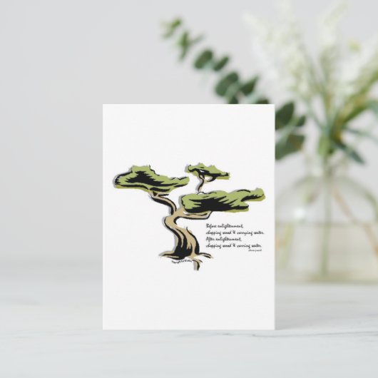 Chinees spreekwoord briefkaart (Staand voorkant)