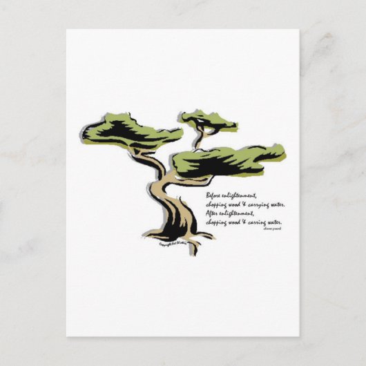 Chinees spreekwoord briefkaart (Voorkant)