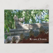 Chinees steendraak, Xi'an, China - briefkaart (Voorkant)