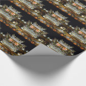 Chinees stempelpapier cadeaupapier (Hoek)