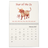 Chinees sterrenbeeld kalender (Feb 2027)