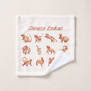 Chinees sterrenbeeld washandje