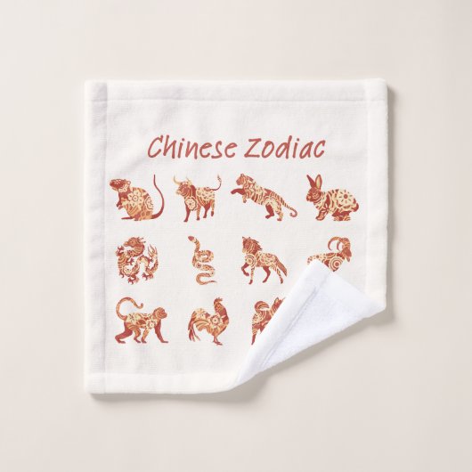 Chinees sterrenbeeld washandje (Wasdoekje)