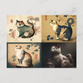 Chinees stijlblad briefkaart