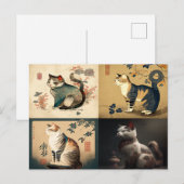 Chinees stijlblad briefkaart (Voorkant / Achterkant)