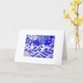 "Chinees Stilleven #3 " Kaart (Gele Bloem)