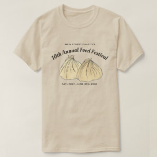 Chinees Sum Shumai Dumplings Food Festival T-shirt