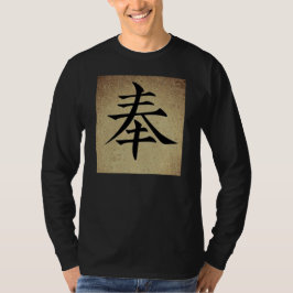 Chinees symbool - GELOOF Afbeelding Mannen Lange h T-shirt