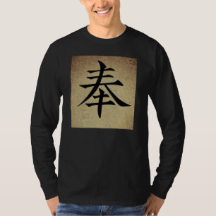 Chinees symbool - GELOOF Afbeelding Mannen Lange h T-shirt
