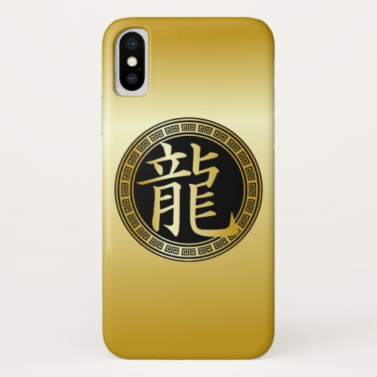 Chinees Symbool Jaar van de Draak GBG Case-Mate iPhone Case (Achterkant)