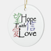 Chinees symbool keramisch ornament (Links)