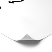 Chinees symbool voor binnensterkte poster (Hoek)