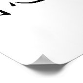 Chinees symbool voor binnensterkte poster (Hoek)