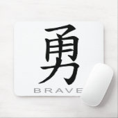 Chinees symbool voor Brave Muismat (Met muis)