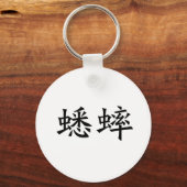 Chinees symbool voor cricket sleutelhanger (Voorkant)