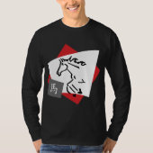Chinees symbool voor dierpaarden t-shirt (Voorkant)