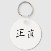 Chinees symbool voor integriteit sleutelhanger (Voorkant)