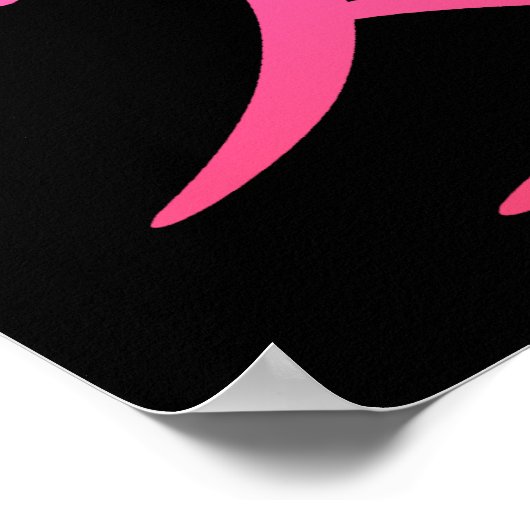 Chinees symbool voor liefde poster (Hoek)