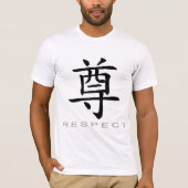 Chinees symbool voor respect t-shirt (Voorkant)